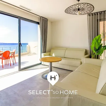 Select'sohome - Pour 6 Personnes Sur La De Cavaliere - Parking Prive, Acces - 4 Etoiles - Bluemoon Διαμέρισμα Le Lavandou