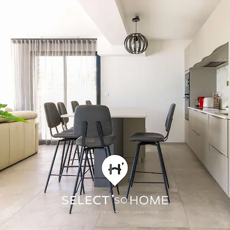 Select'sohome - Pour 6 Personnes Sur La De Cavaliere - Parking Prive, Acces - 4 Etoiles - Bluemoon *